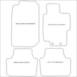 Honda Accord Automatic 7th Gen Car Mats